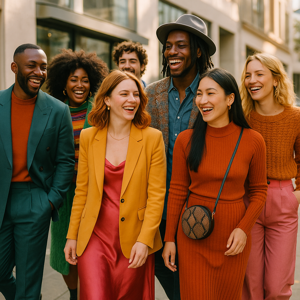 Fashion diversity and inclusion illustration